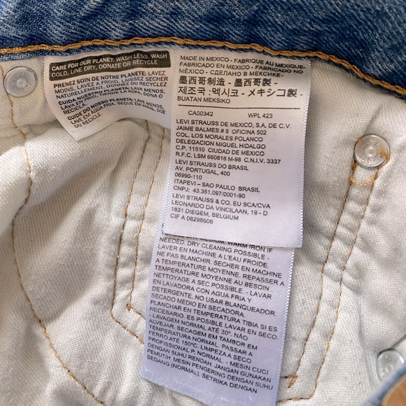 levi’s 512 boyfriend slim taper jeans - Picture 3 of 11